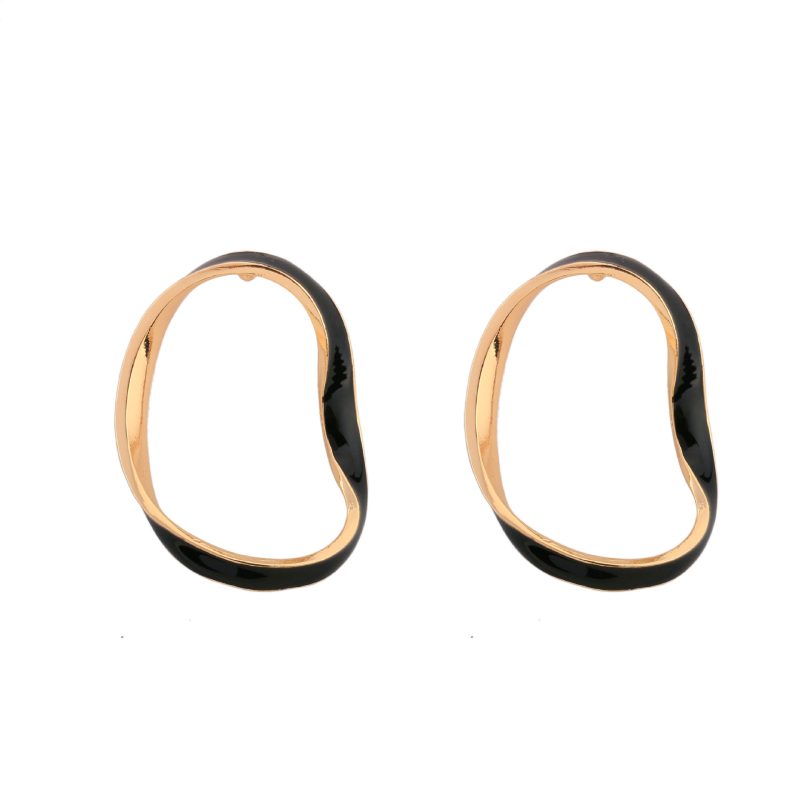 Alloy Dripping Stud Earrings - Image 4