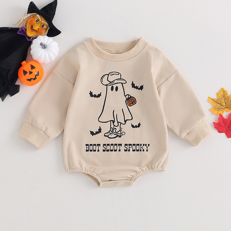 Halloween Ghost Crewneck Spooky Sweater
