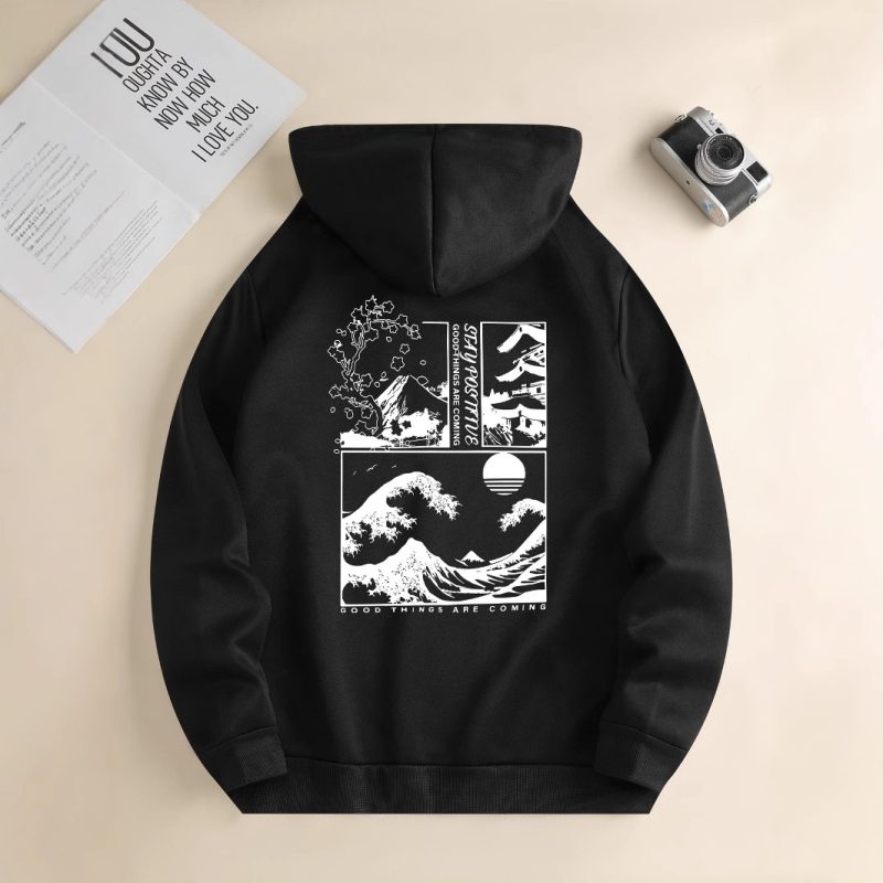 Chic Casual Everyday Drawstring Hoodies