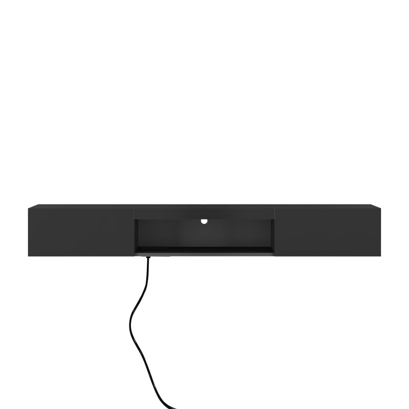 Floating TV Stand Wall Mounted With 16 Color LEDs - Image 9