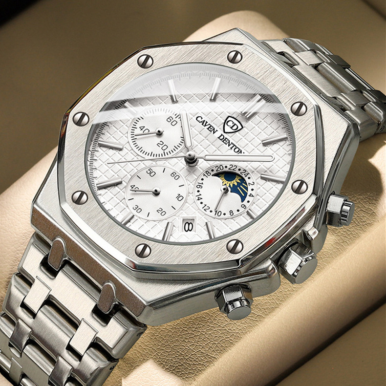 Waterproof High-Grade Moon Phase Men's Watch