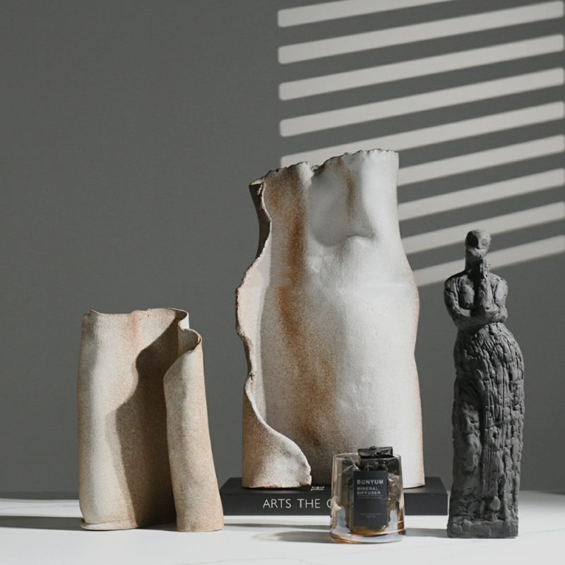 Simple Light Luxury Ceramic Geometric Ornaments
