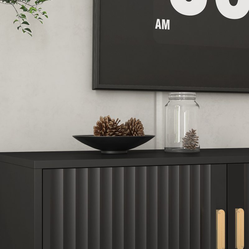 Modern TV Stand With LED Lights - Image 9