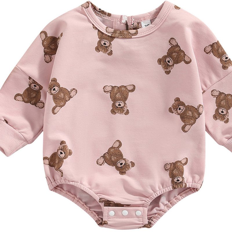 One-piece Teddy Bear Girl's Fashionable Suit - Image 6