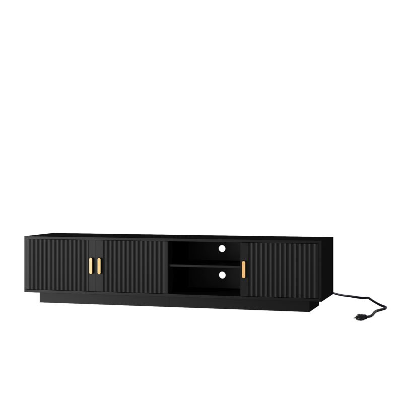 Modern TV Stand With LED Lights - Image 7