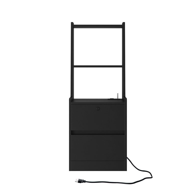 Modern Smart Nightstand With Charging Station - Image 5