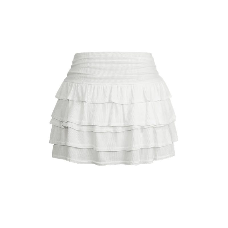 Bohemian Vacation Ruffled High Waist Skirt - Image 5