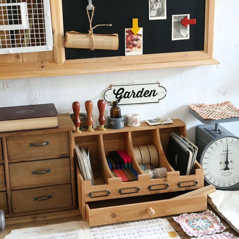 Office Desk Stationery Postcard Organize Rack
