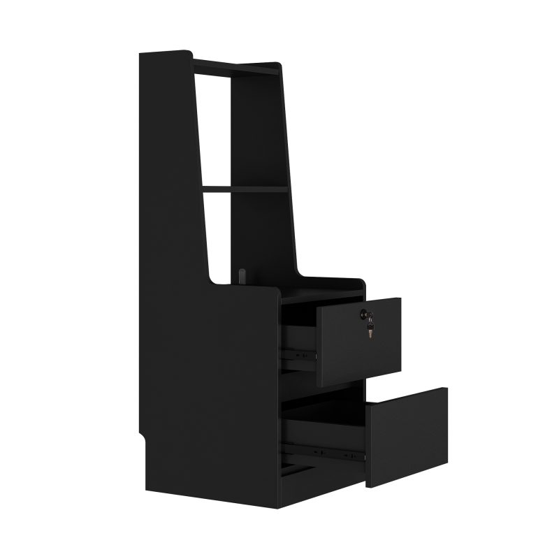 Modern Smart Nightstand With Charging Station - Image 9