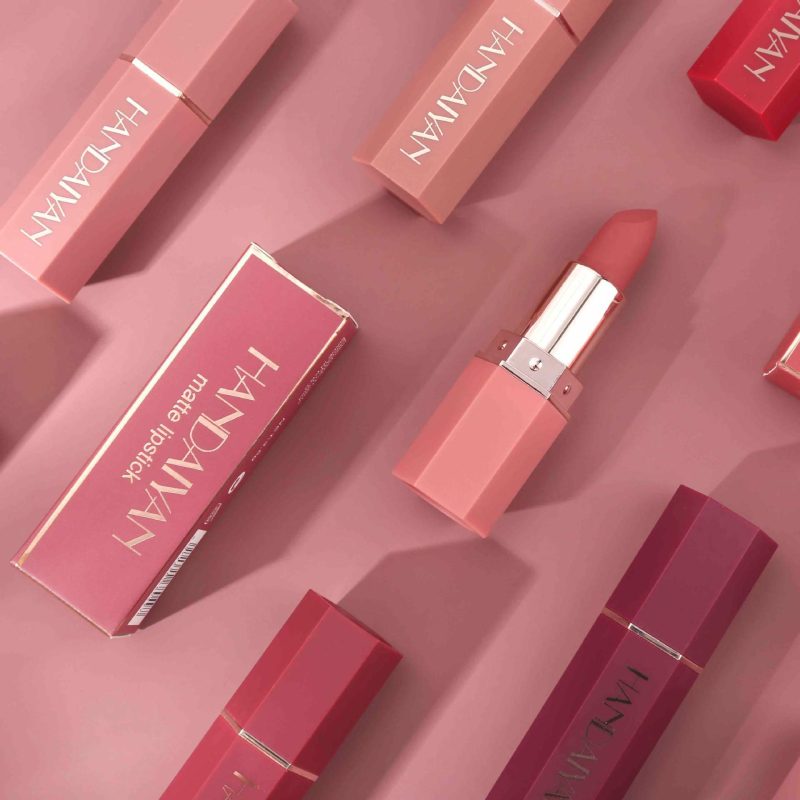 6-color Waterproof Nude Durable Lipstick