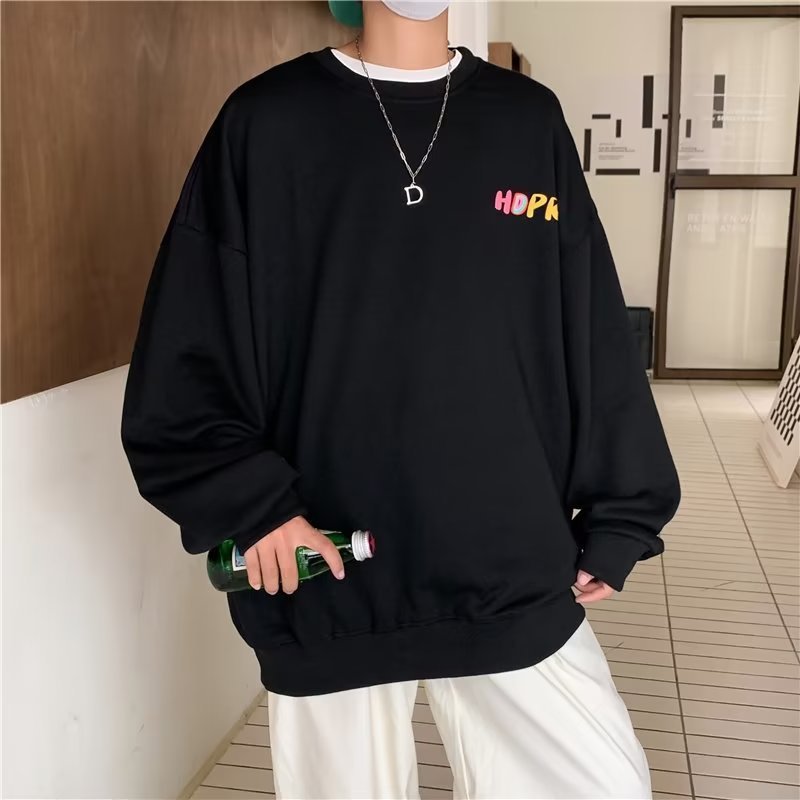 High Street Alphabet Round Neck Sweatshirt