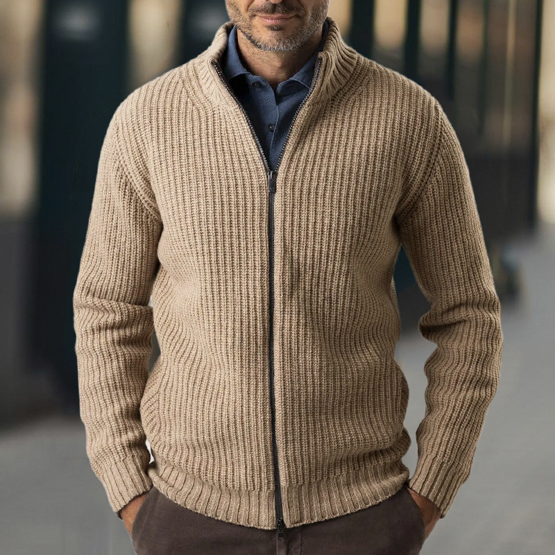 Slim Knitted Jacket Sweater For Men
