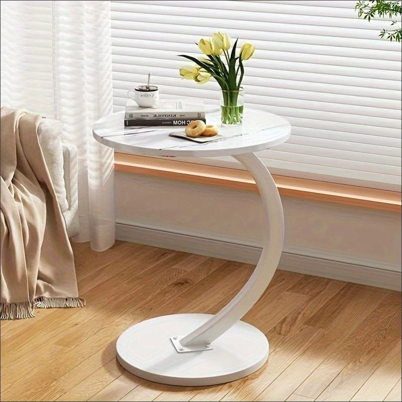 Round Living Room Movable Coffee Table - Image 3