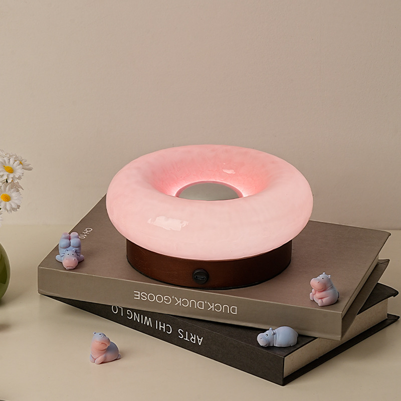 Ins Donut Touch Table Lamp