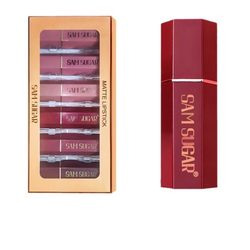 6-piece Pearl Velvet Lipstick Set - Image 2