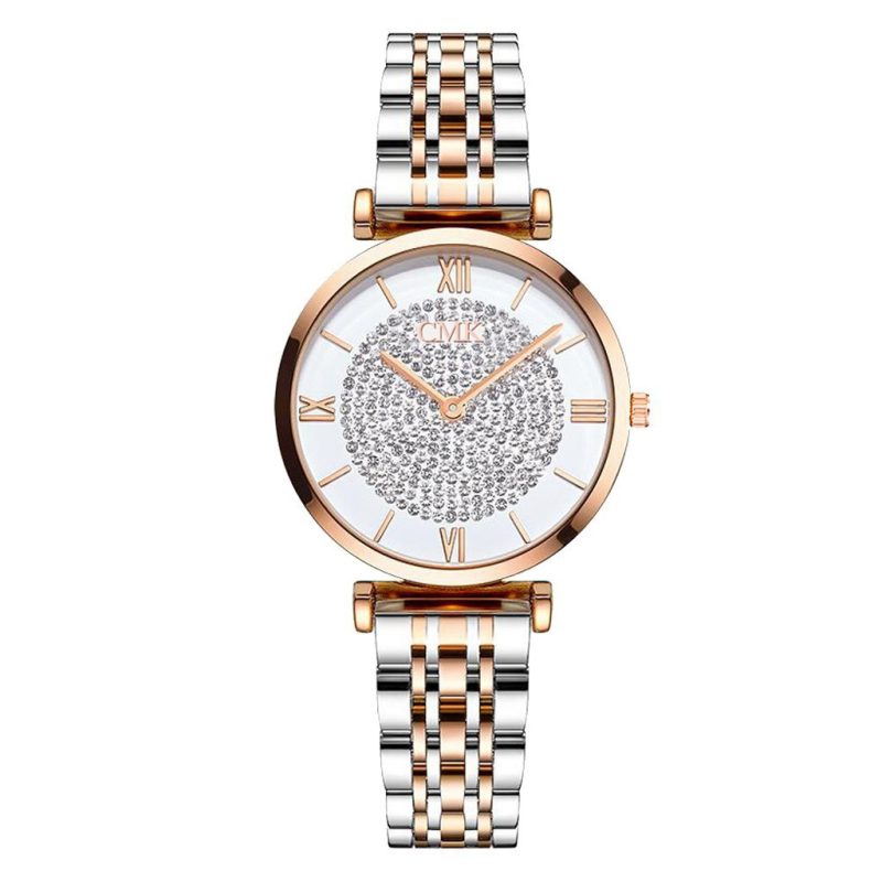 Graceful Gold Quartz Watch - Image 9