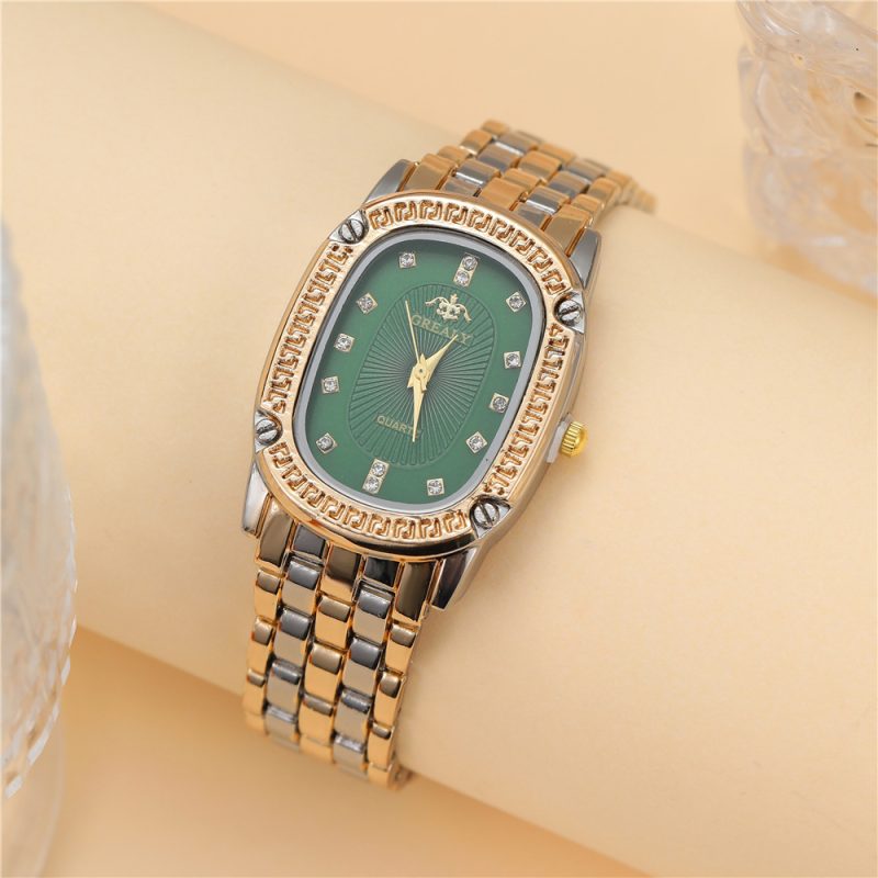Luxury Multi-color Oval Dial Watch - Image 7