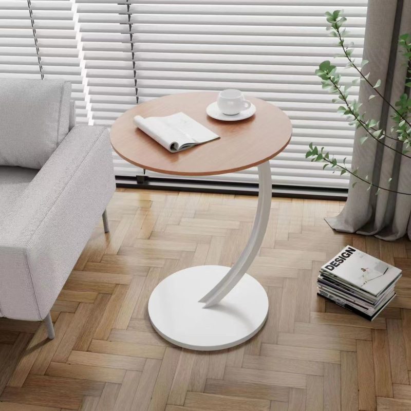 Round Living Room Movable Coffee Table - Image 7