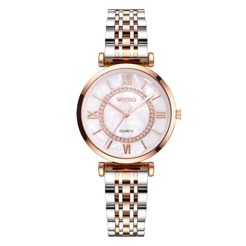 Graceful Gold Quartz Watch - Image 6