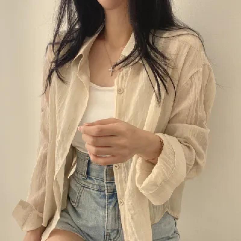Elegant Thin French Sun Protection Blouse