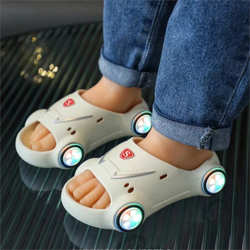 Cartoon Kids Glowing Luminous Slippers