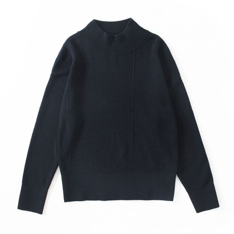 Loose Turtleneck Long Sleeve Knitted Sweater - Image 7