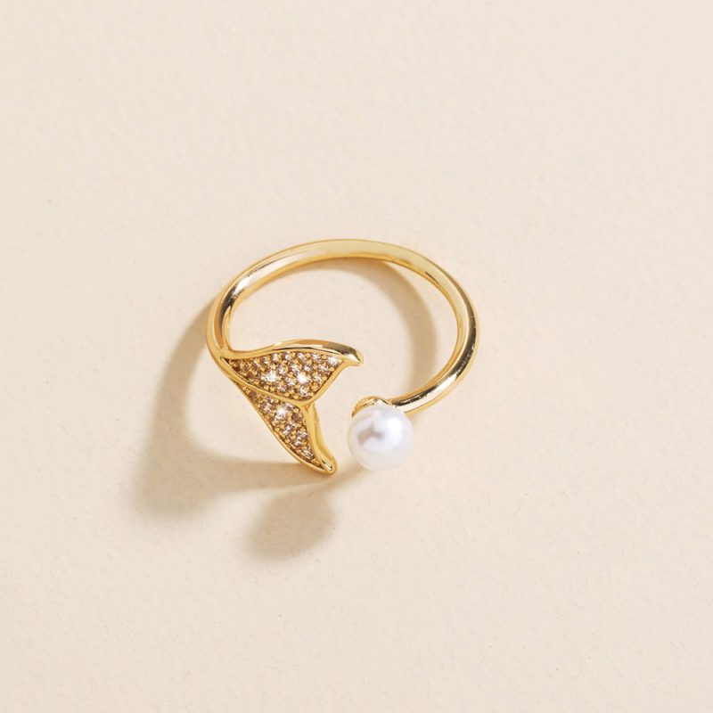 Micro Inlaid Mermaid Tail Ring - Image 4