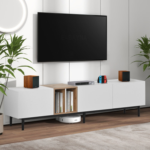 TV Stand Suitable For 80 Inch TV With 3 Doors