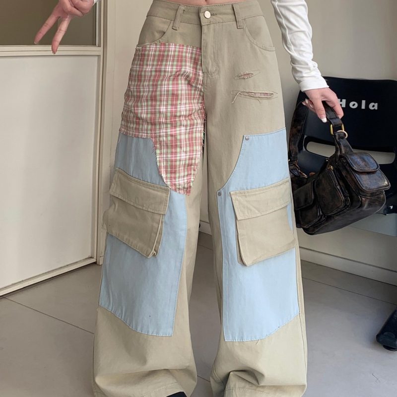 Wide Straight Loose Draping Long Pants