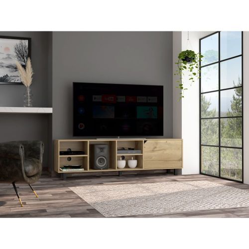 Harwich 5-Shelf TV Stand Light