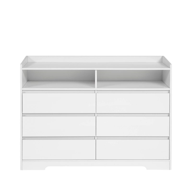 LED Lights Modern Dresser With 6 Drawers - Image 2