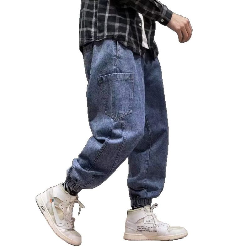 Vintage Washed Cargo Baggy Pants - Image 3