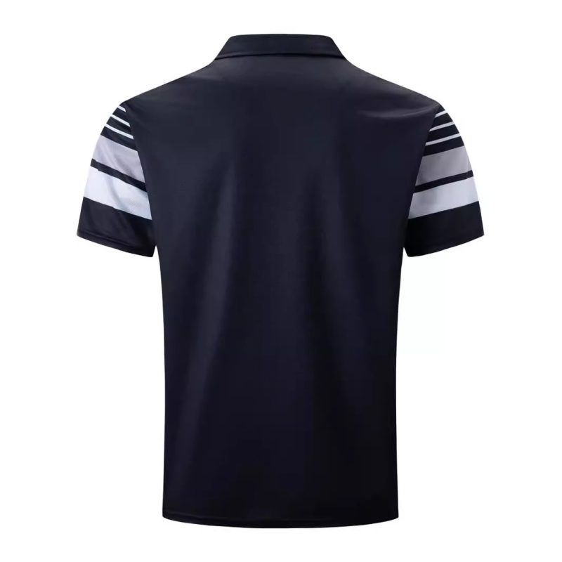 Versatile Business Striped Men Polo Shirt - Image 5
