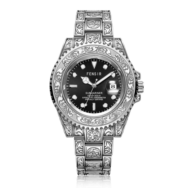 Waterproof Simple Men's Golden Watch - Image 3