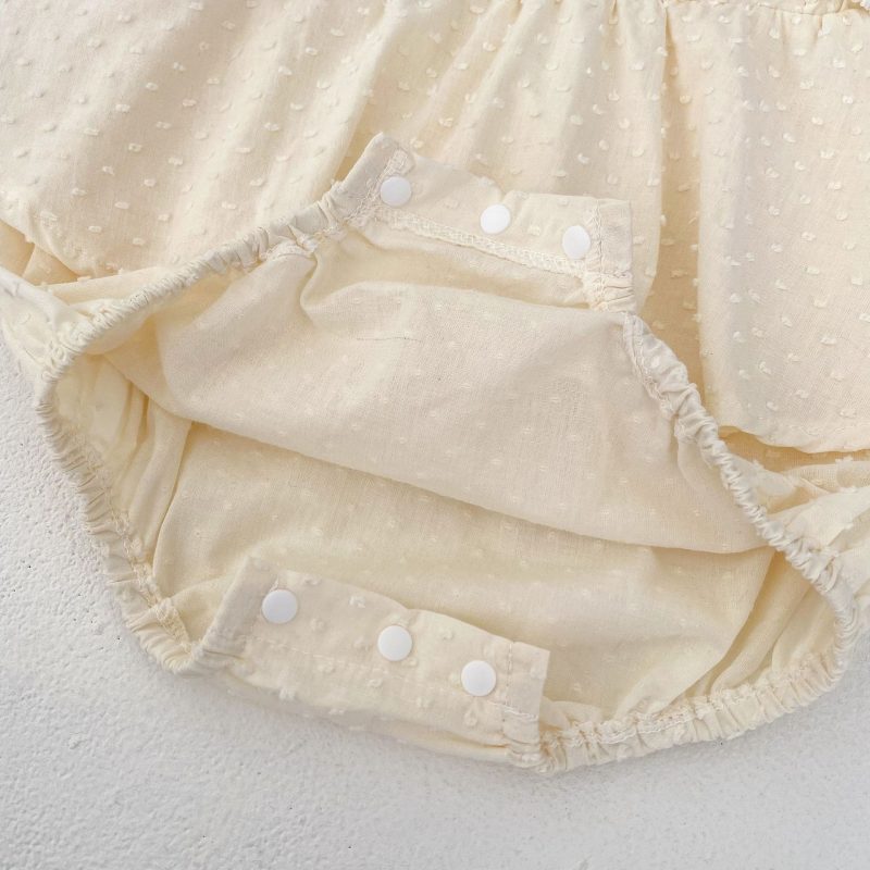 Solid Color Triangle Rompers Princess Dress - Image 10