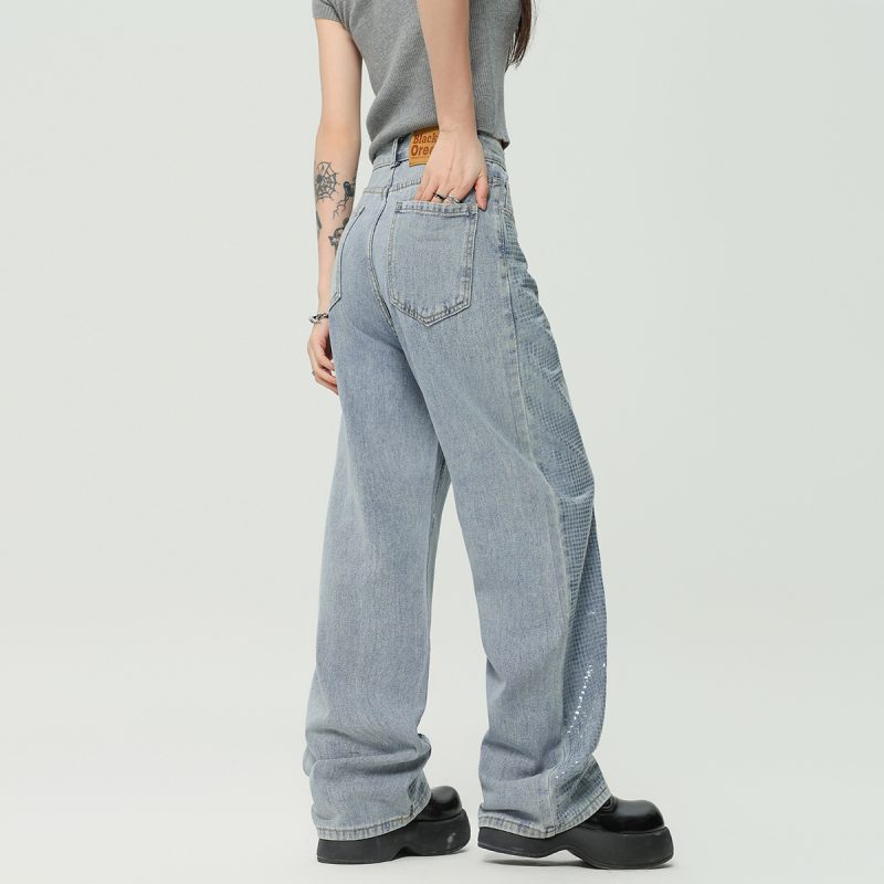 Fashion Retro Washed Jeans Men - Image 5