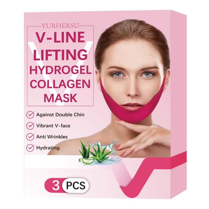 Double Chin V-Neck Hydrogel Facial Mask - Image 5