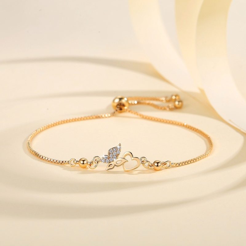 Butterfly Heart Bracelet