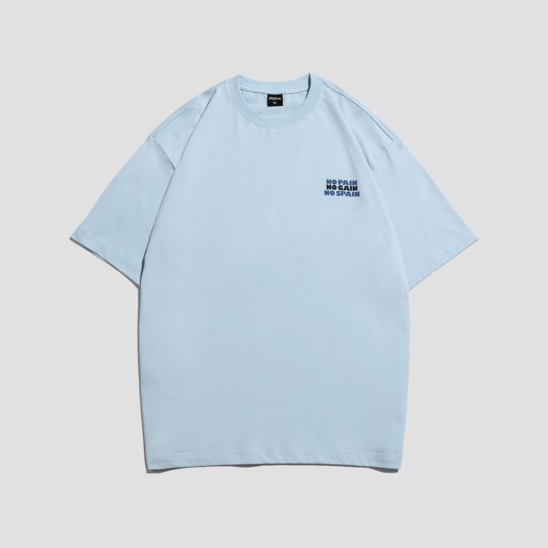 Summer Cotton Letter Print Short-sleeve T-shirt - Image 4