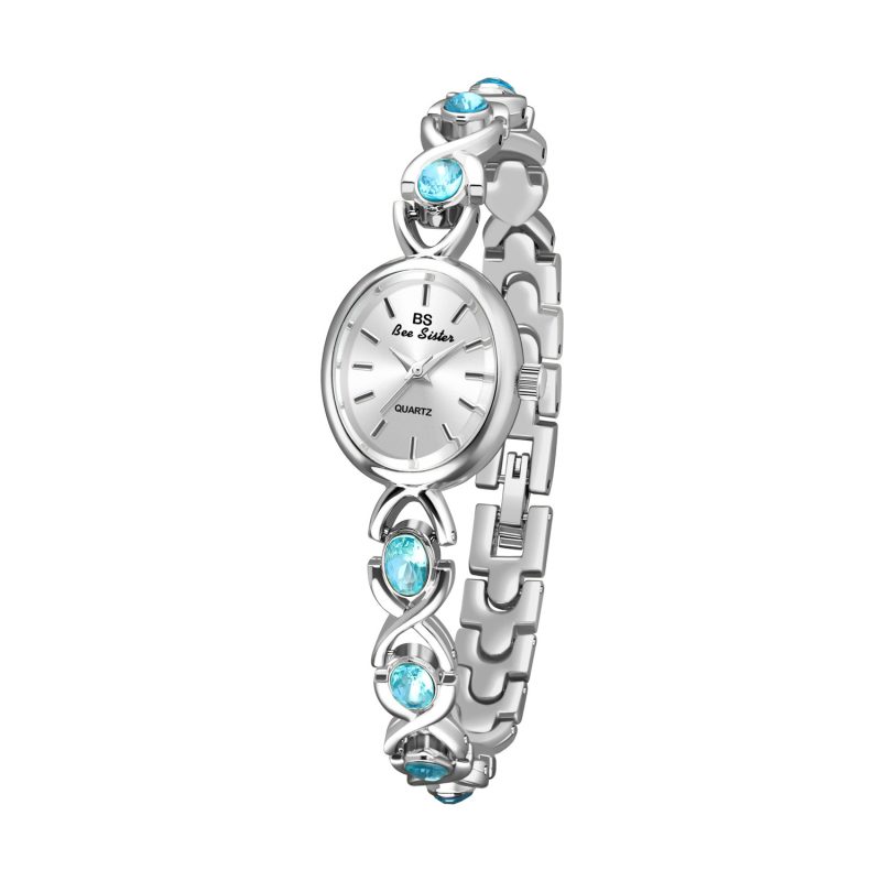 Oval Sapphire Light Luxury Watch - Image 4