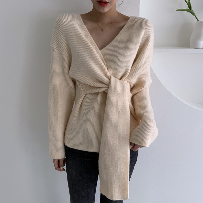 Women's French Slouchy Knitwear - Image 2