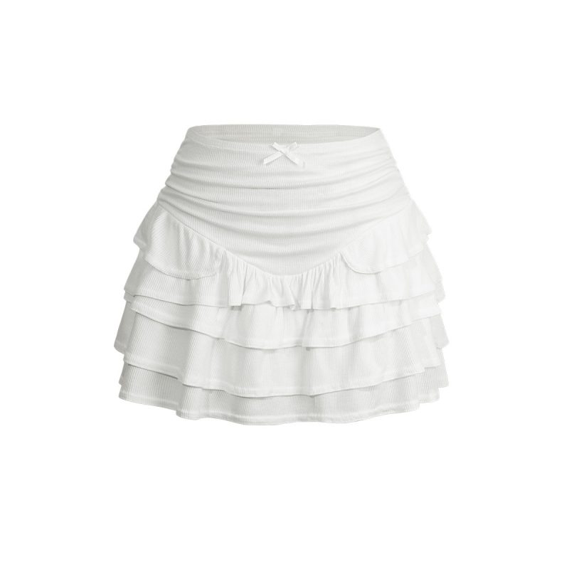 Bohemian Vacation Ruffled High Waist Skirt - Image 4