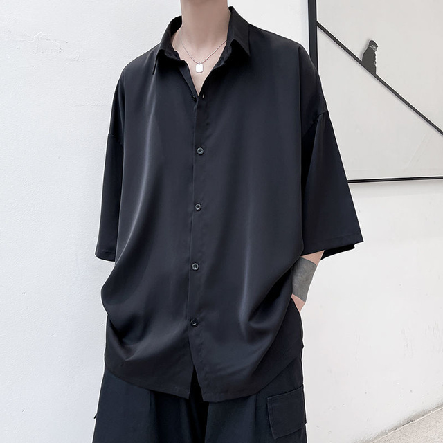Half Sleeve Men Casual Over Shirt