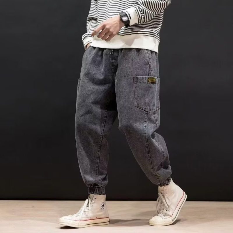 Vintage Washed Cargo Baggy Pants