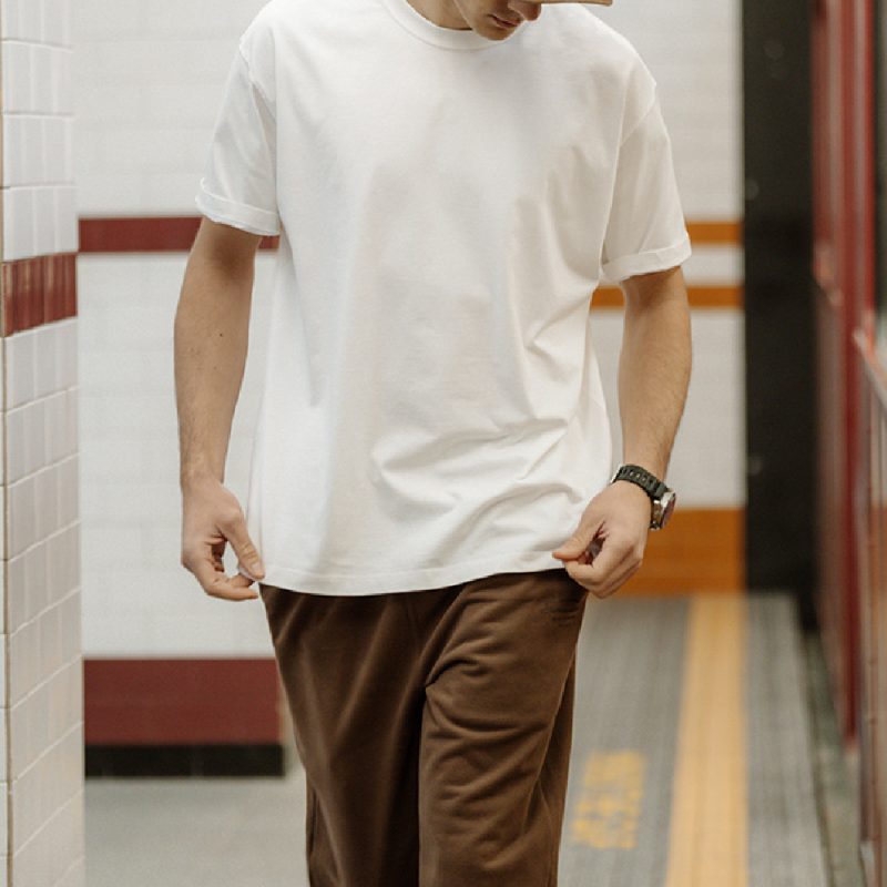Simplicity Basic Solid Color T-shirt For Men