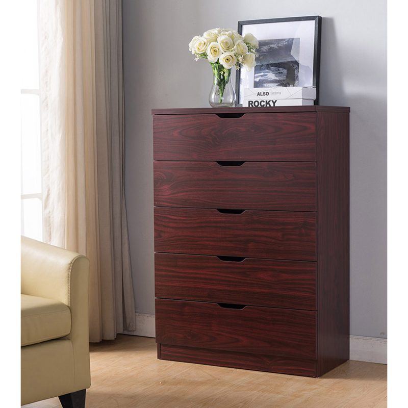 Luxurious Vertical Chest with 5 Large Space Drawers