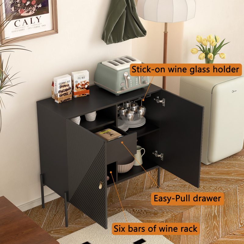 Coffee Bar Sideboards Buffets Cabinet For Living - Image 10