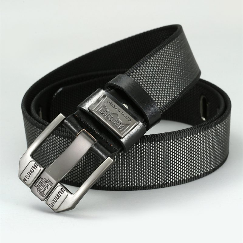 Casual Retro Pin Buckle Canvas Belt - Image 9