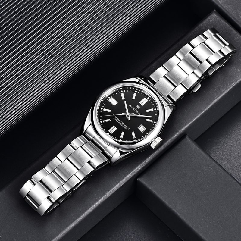 Waterproof Stainless Steel Chronograph Watch - Image 6