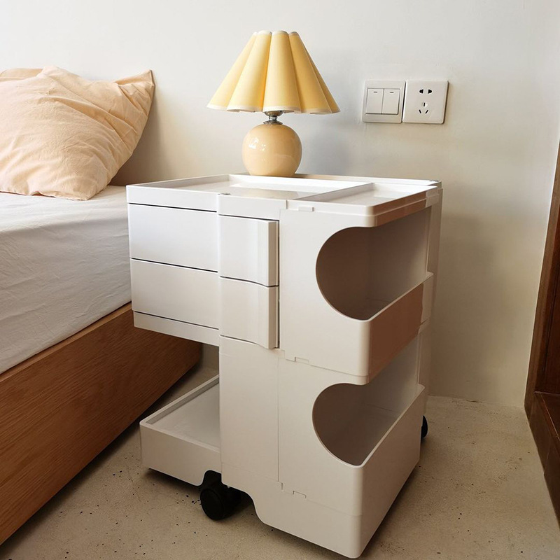 Ins Style 360 Rotating Nordic Bedside Table